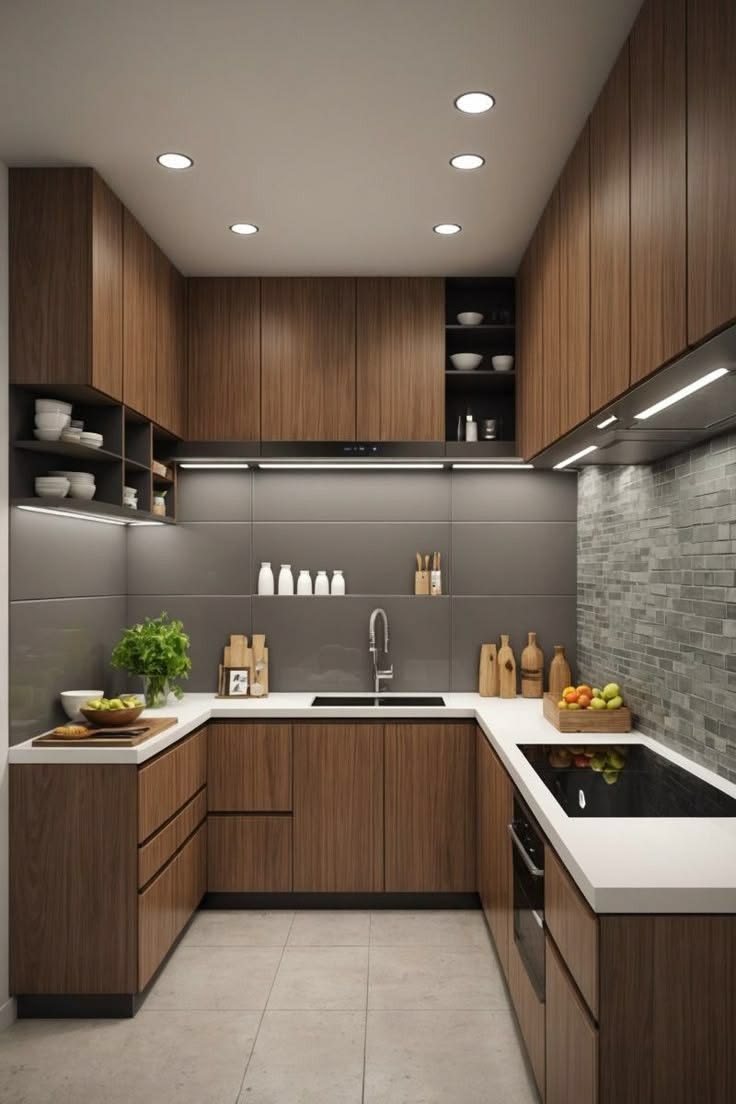 U-Shaped Kitchen design 11